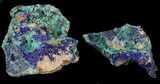 Lot: Azurite & Malachite From Morocco - Pieces #61591-1